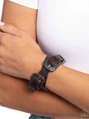Buckle TOWN Brown Bracelet 